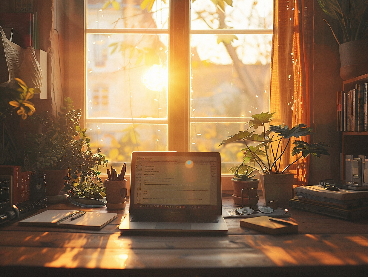bureau  et  lettre